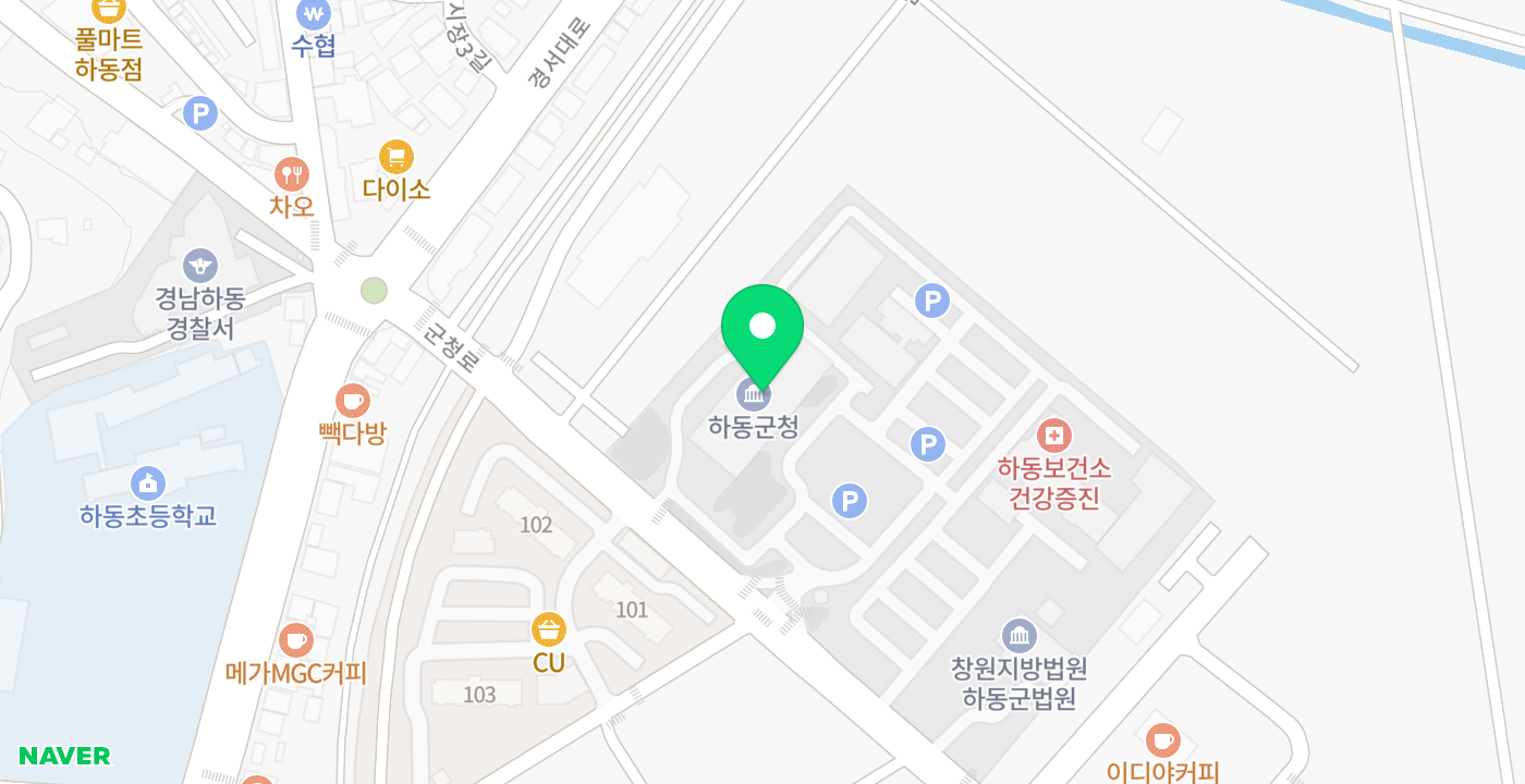 민원과(옥외부스) 무인민원발급기 위치 지도