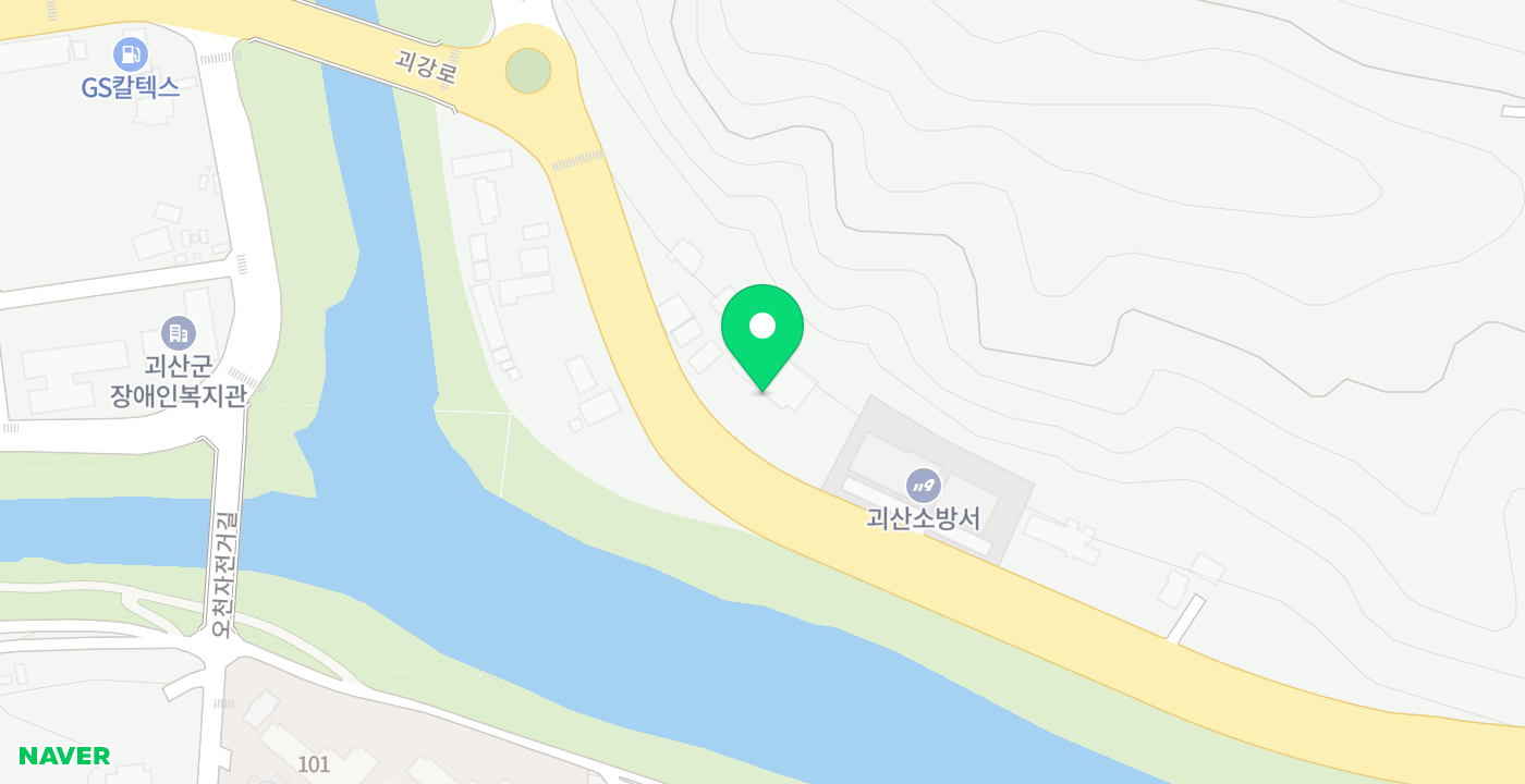국민건강보험공단 괴산증평지사 위치 지도