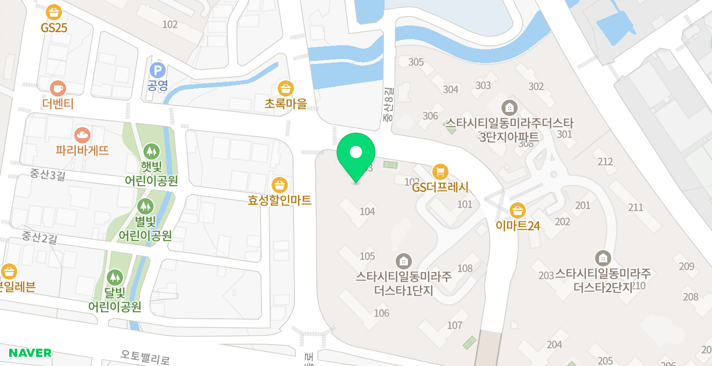 일동미라주 위치 지도