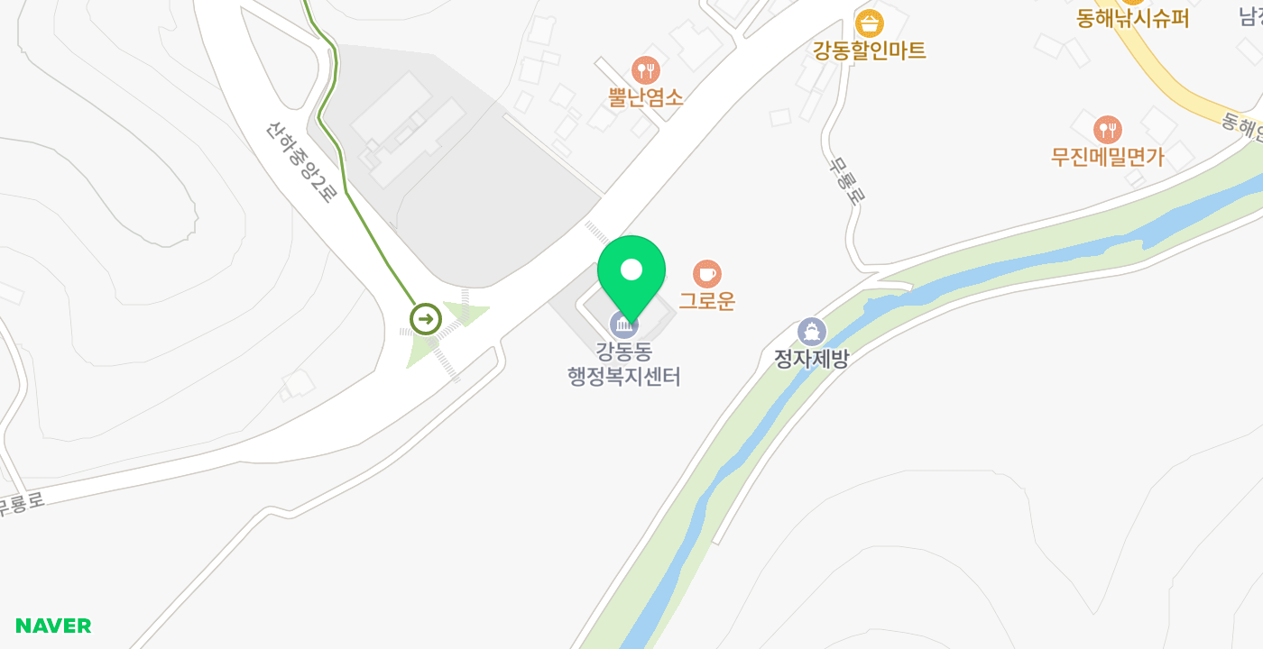 강동동행정복지센터 위치 지도