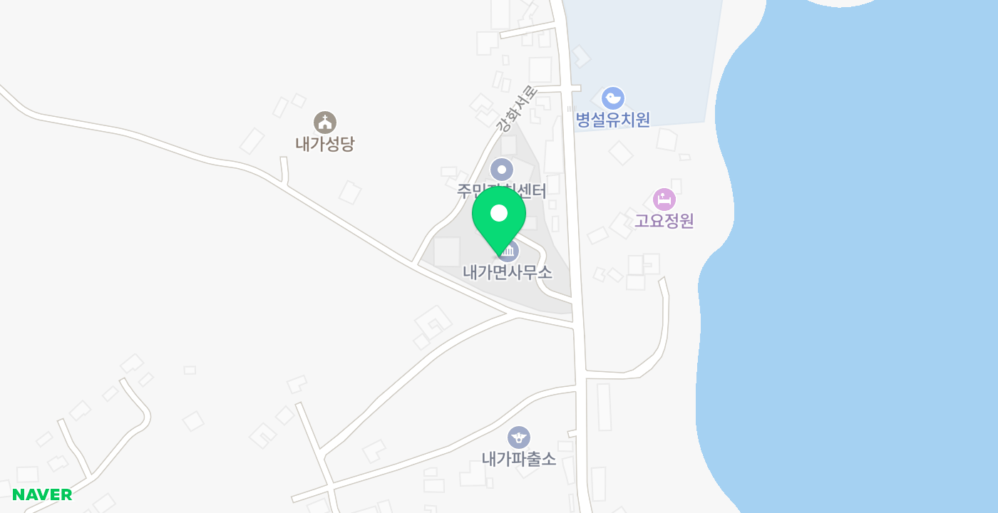 내가면사무소KIOSK 위치 지도