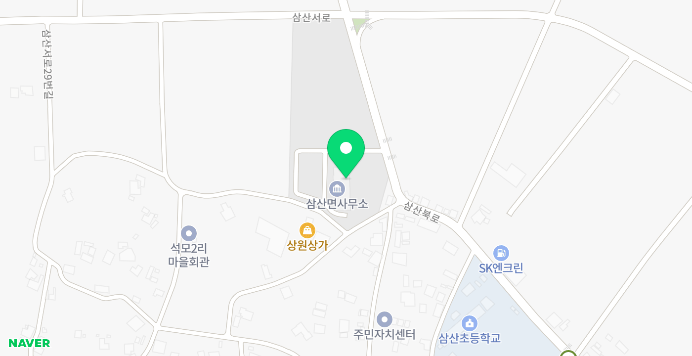 삼산면사무소_KIOSK 위치 지도