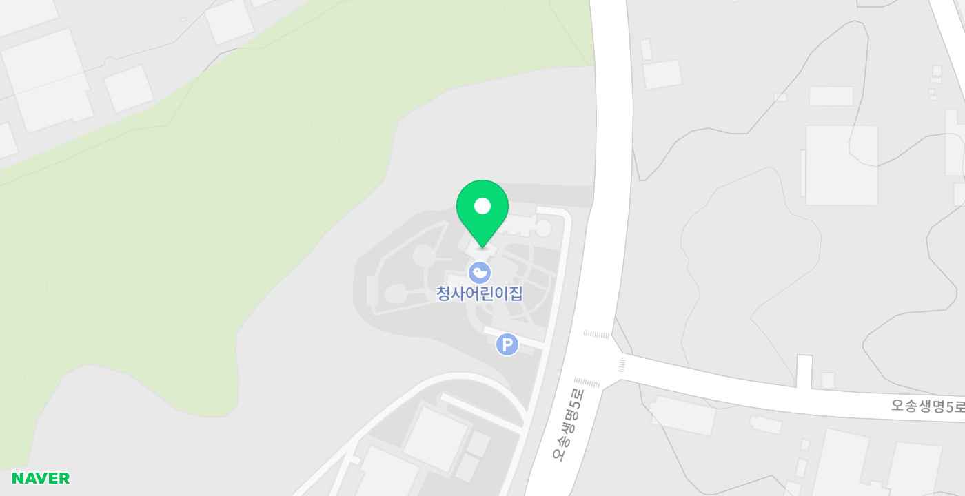 오송보건의료행정타운 위치 지도