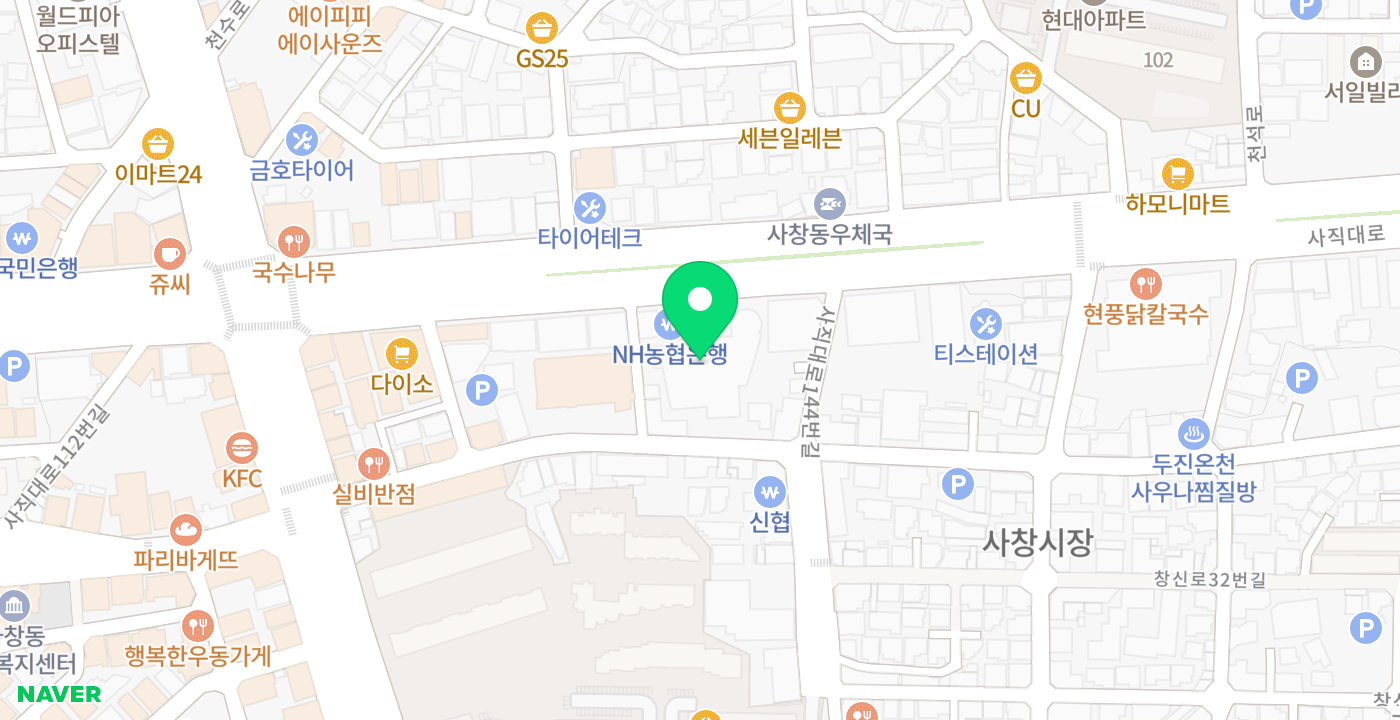 사창동창신신협 위치 지도