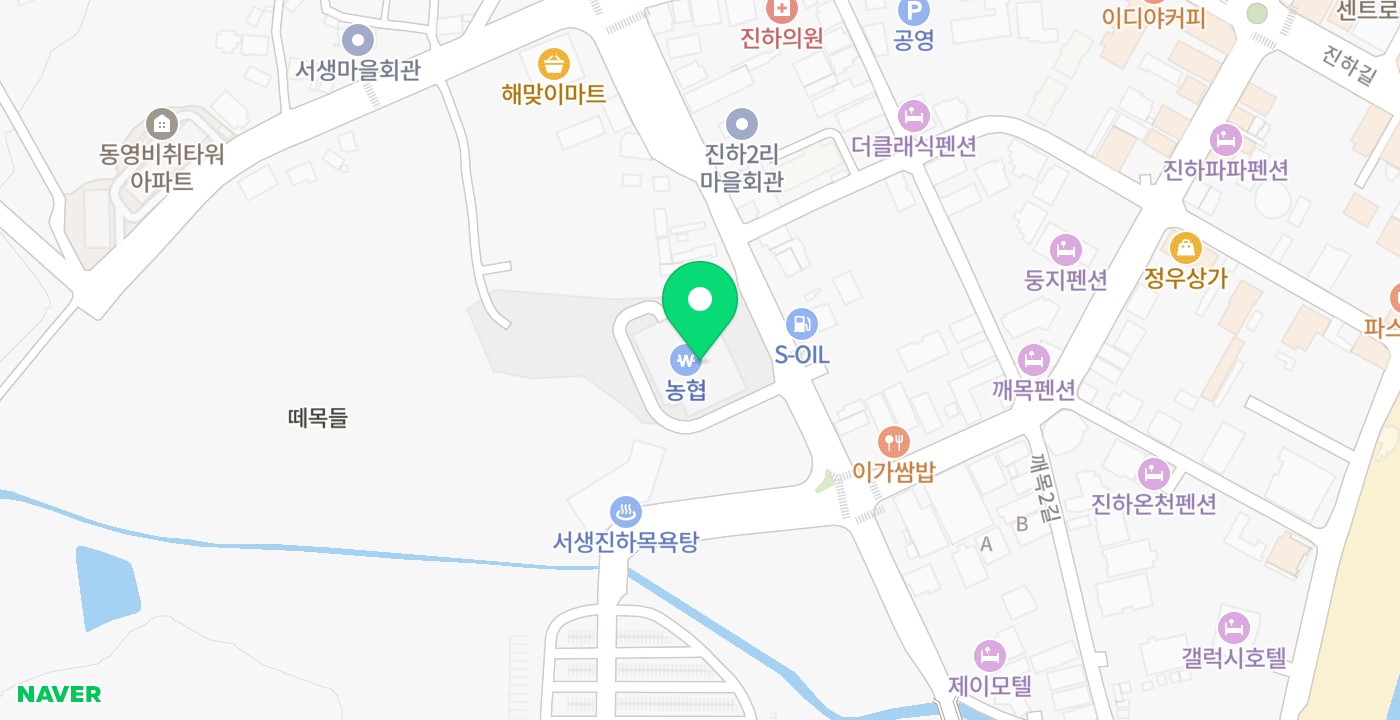 서생농협 진하지점 위치 지도