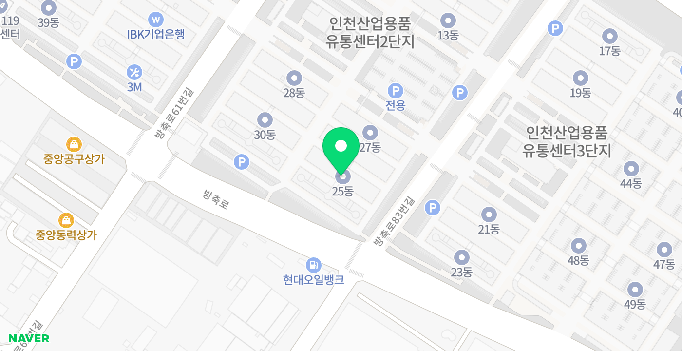 인천산업유통센터 위치 지도