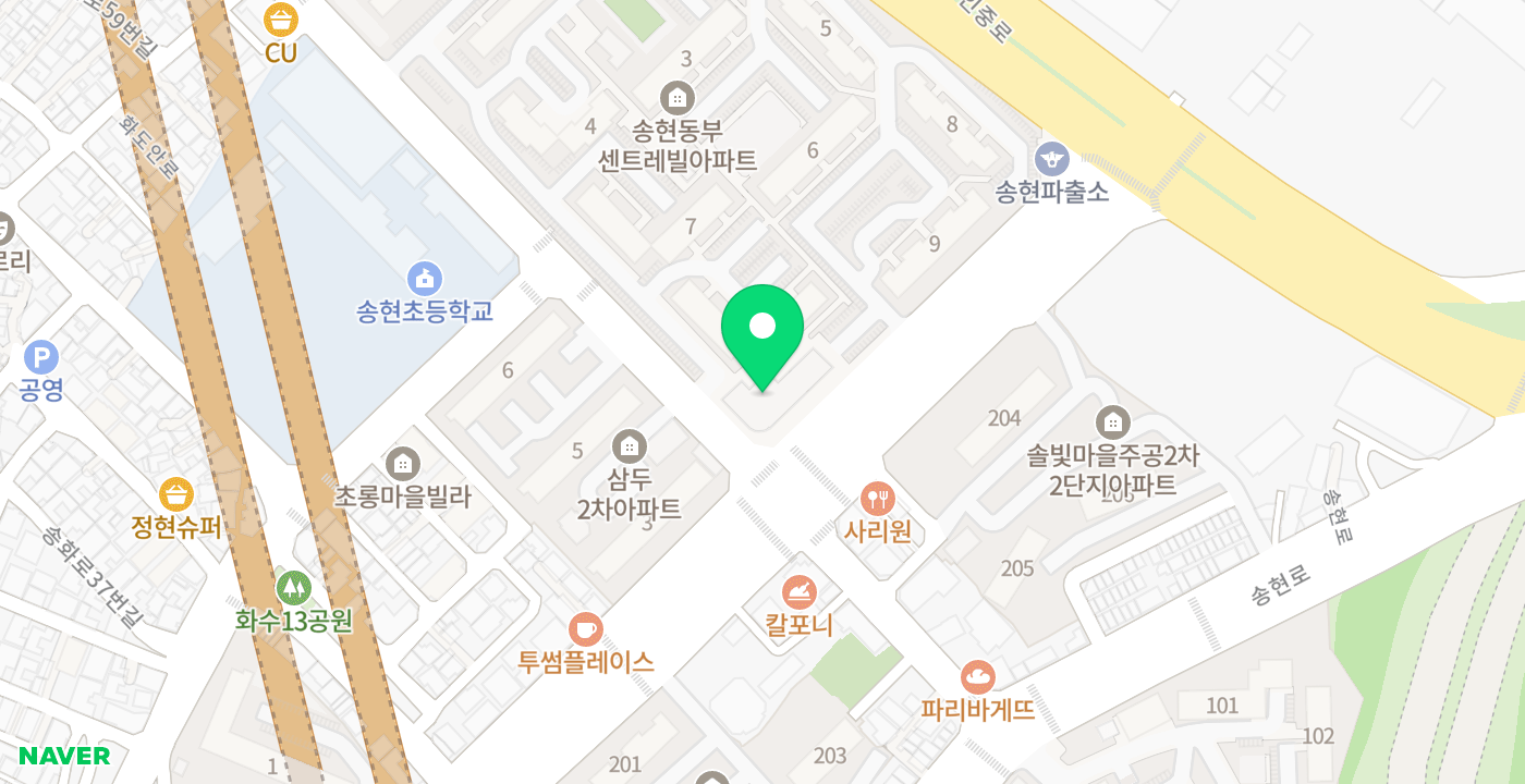 송화새마을금고 송현지점 KIOSK 위치 지도