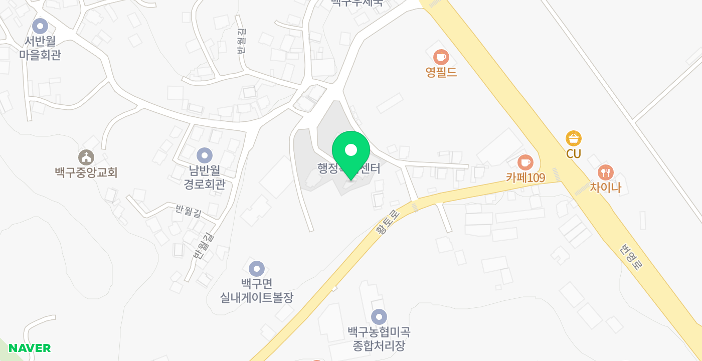 백구면 위치 지도