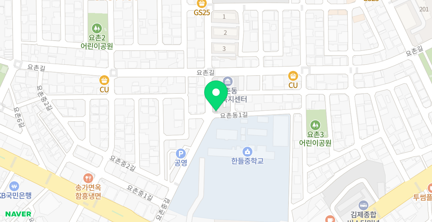 요촌동 위치 지도