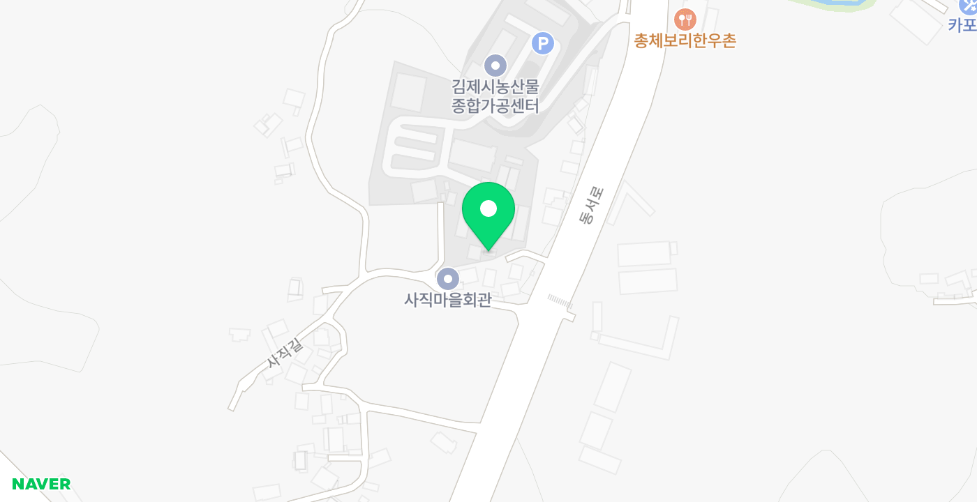 농업기술센터 상록관 위치 지도