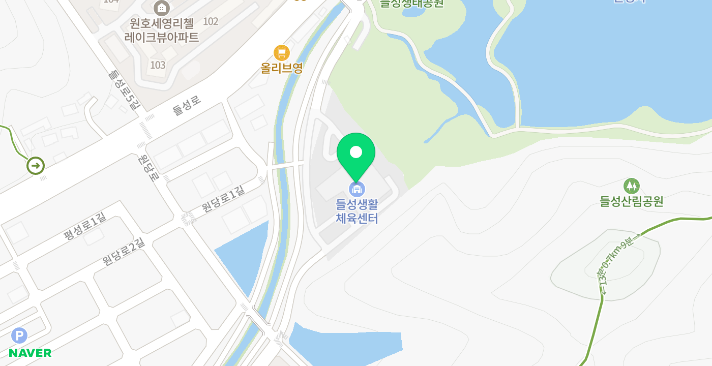 들성생활체육센터 위치 지도