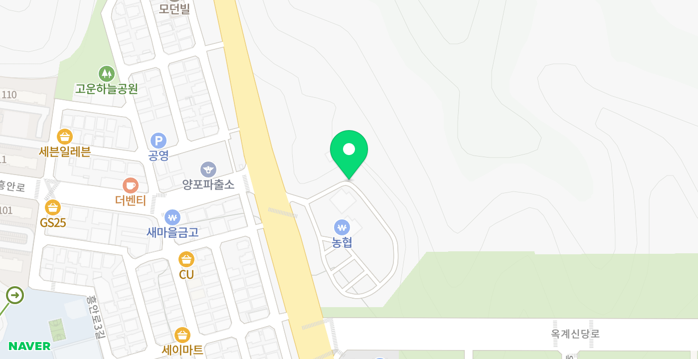 인동농협 양포지점 위치 지도