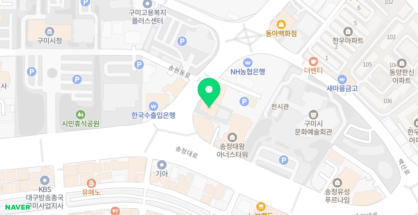 송정동행정복지센터 위치 지도