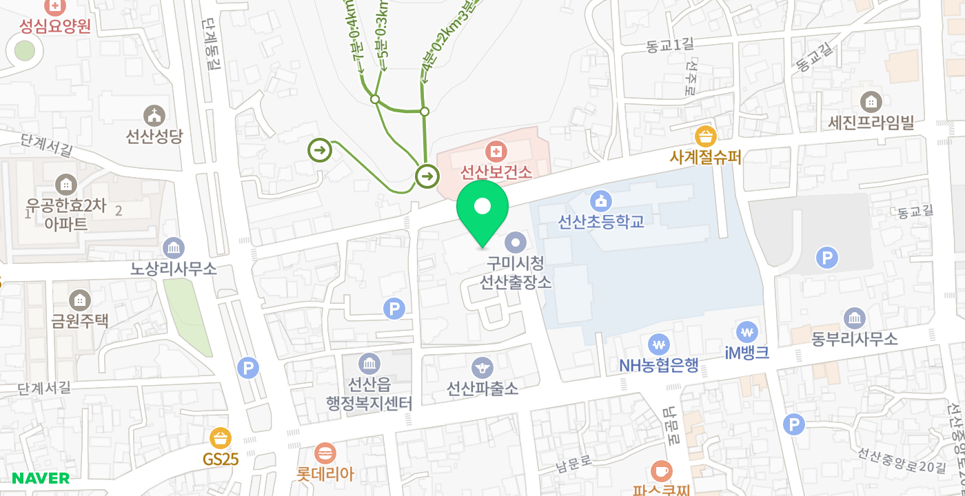 선산출장소(外) 위치 지도