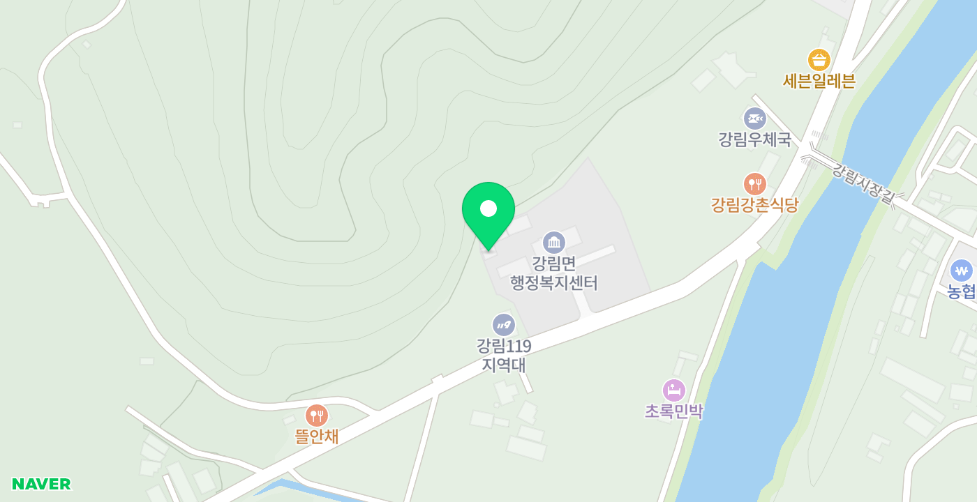 강림면사무소 위치 지도
