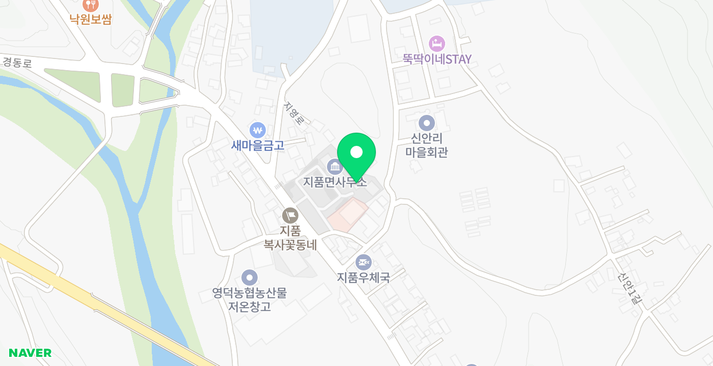 지품면 위치 지도