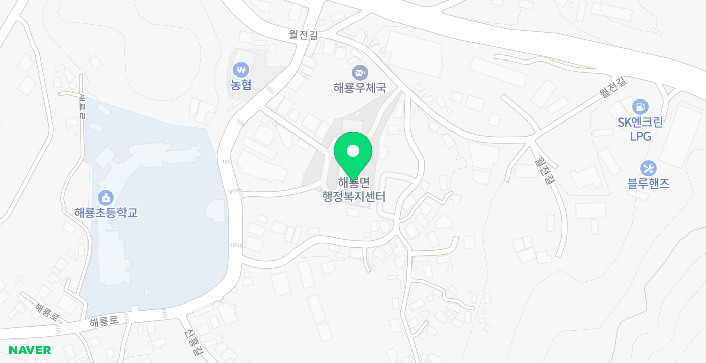 해룡면사무소 위치 지도