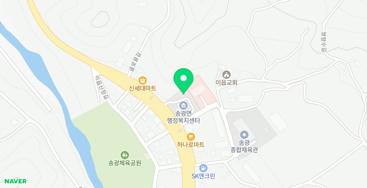 송광면 행정복지센터 위치 지도