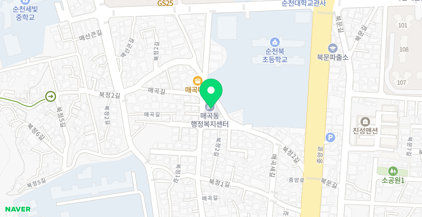 매곡동 행정복지센터 위치 지도