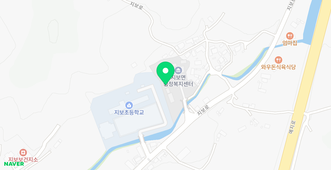 지보면 위치 지도