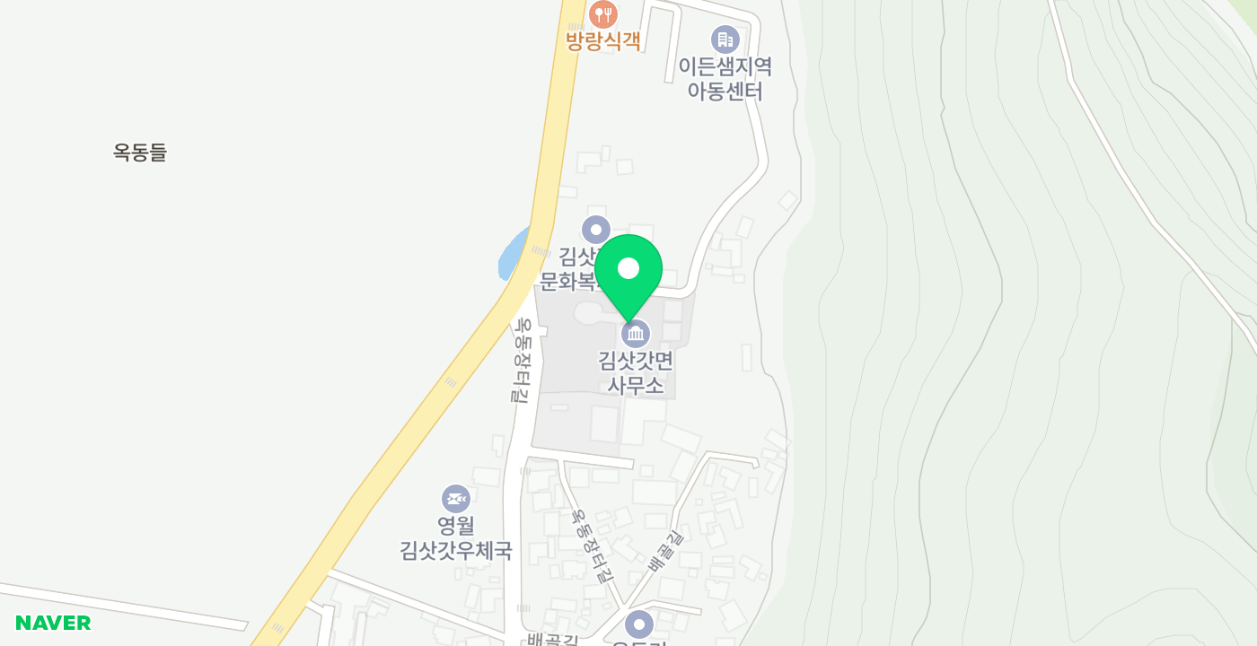 김삿갓면사무소 위치 지도