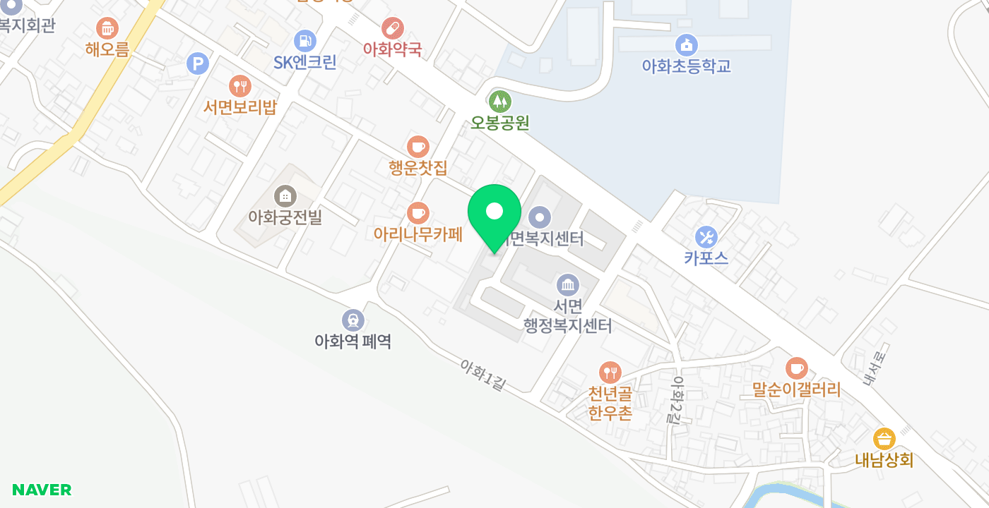 서면행정복지센터 위치 지도