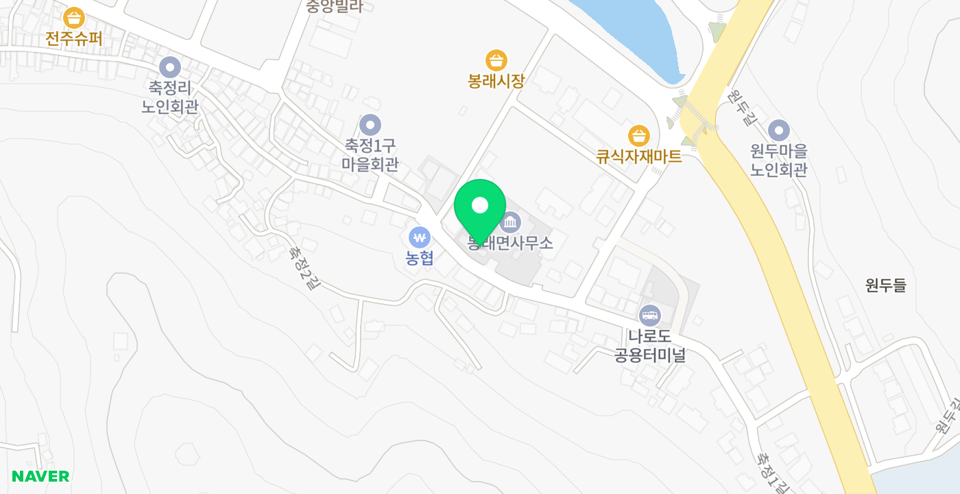 봉래면_무인 위치 지도