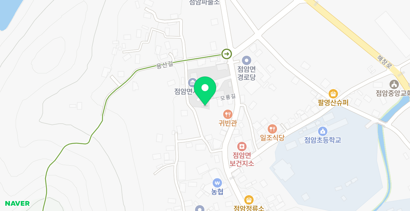 점암면_무인 위치 지도