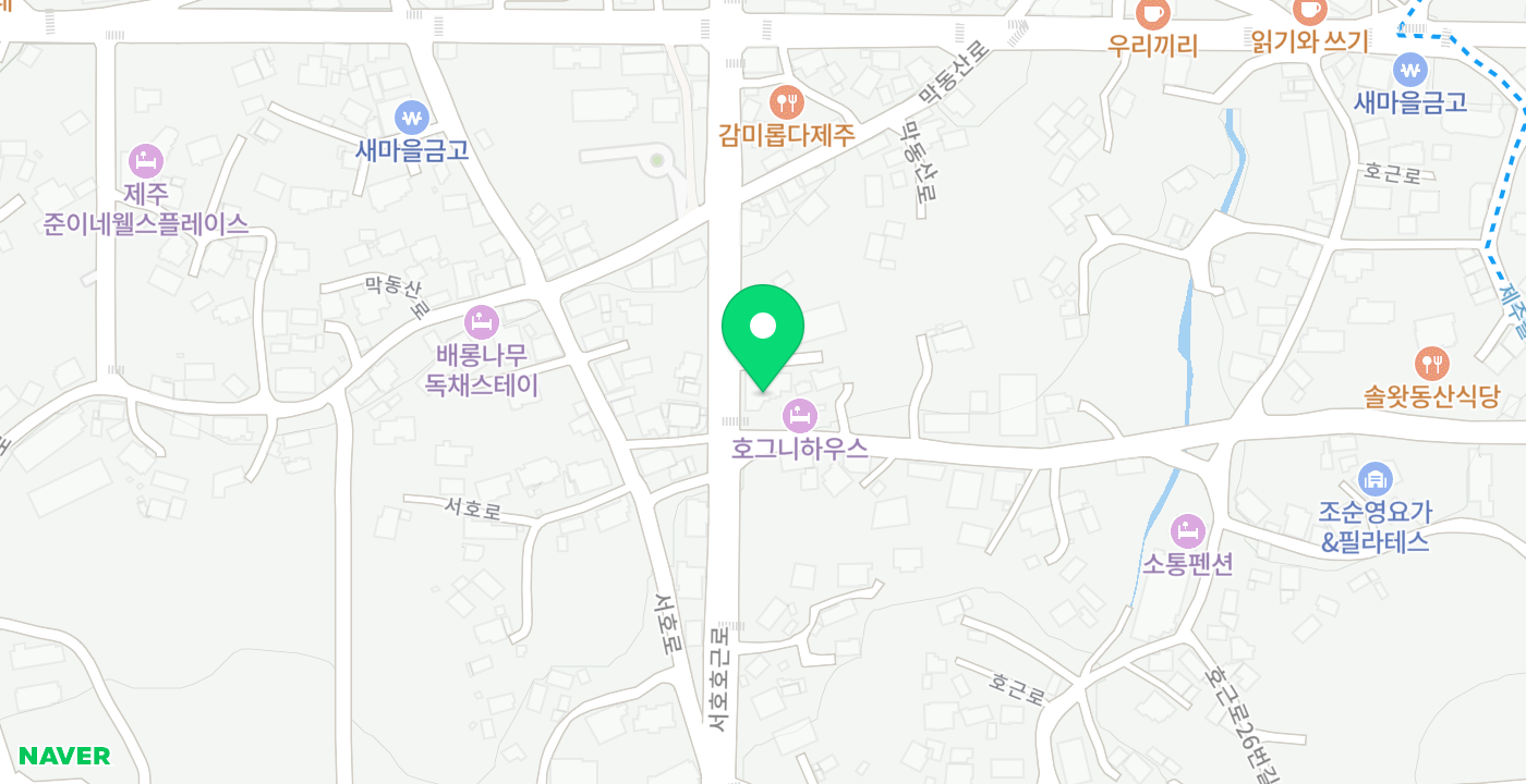 서귀포농협 서부지점 위치 지도
