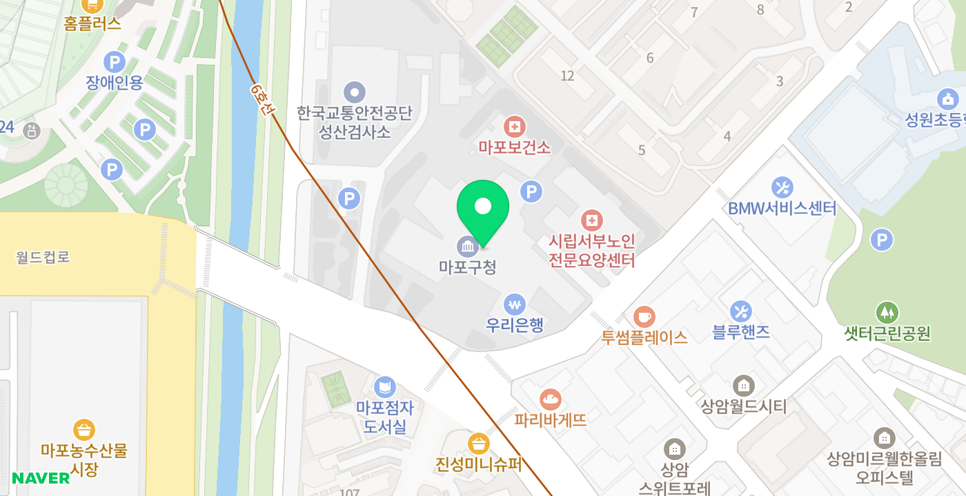마포구청2 위치 지도