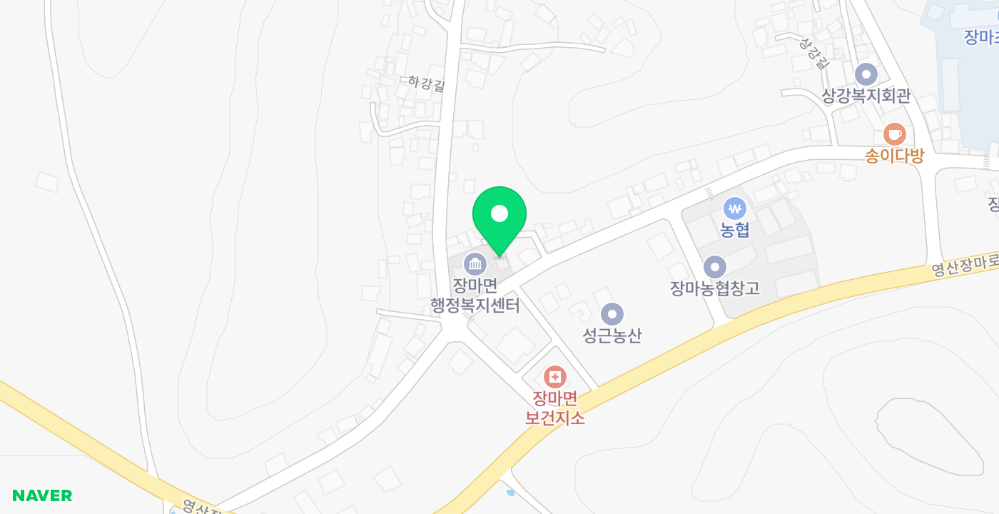 장마면사무소 위치 지도