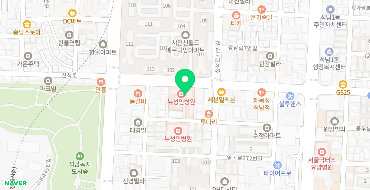 성민병원 위치 지도