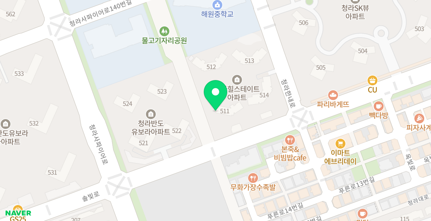 청라5단지 위치 지도