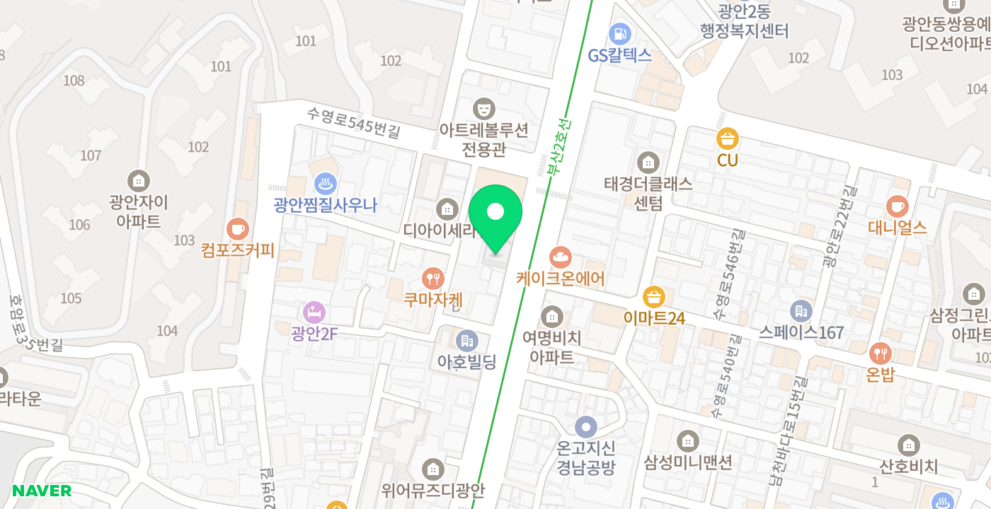 광안4동행정복지센터 위치 지도
