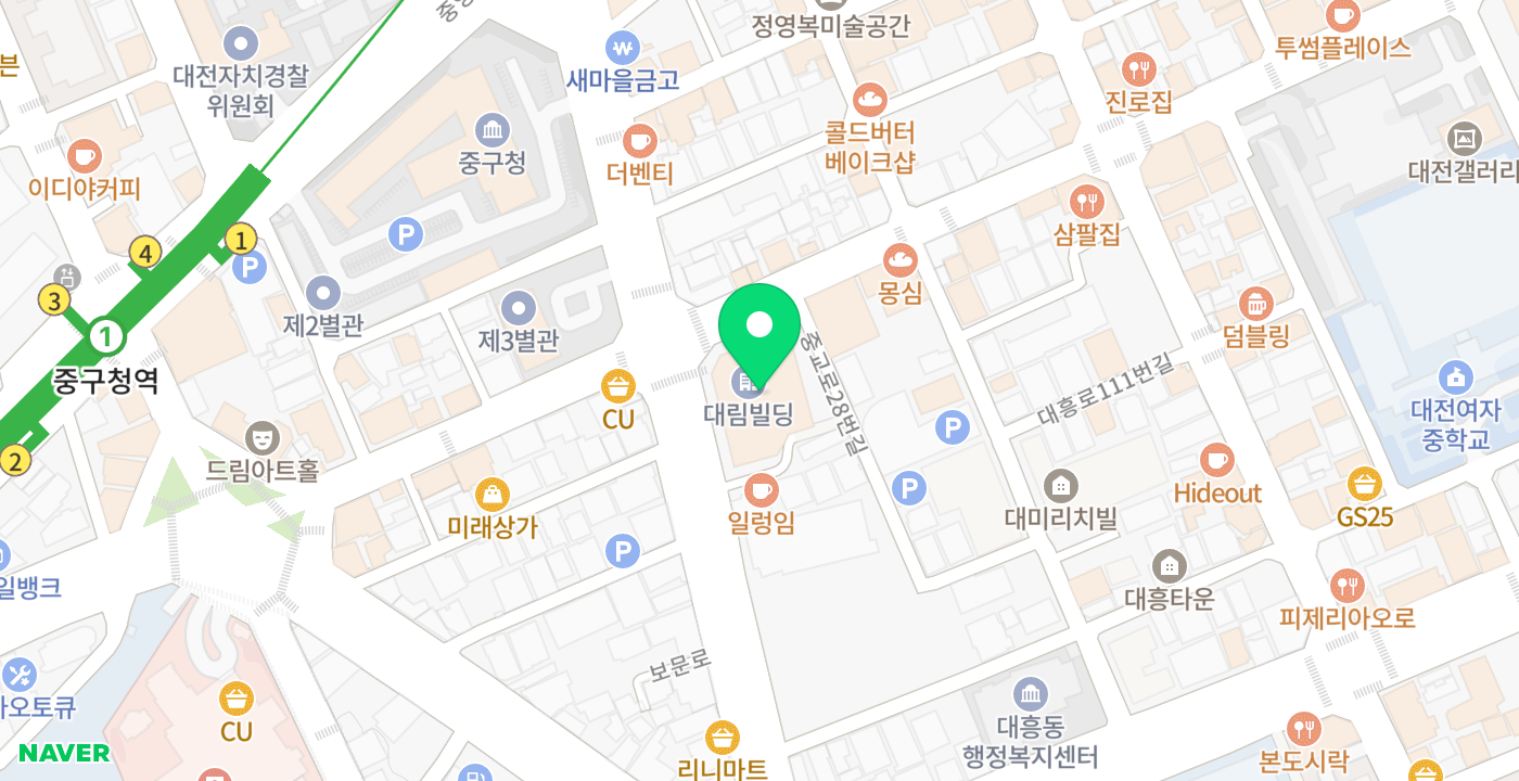 국민건강보험공단 위치 지도