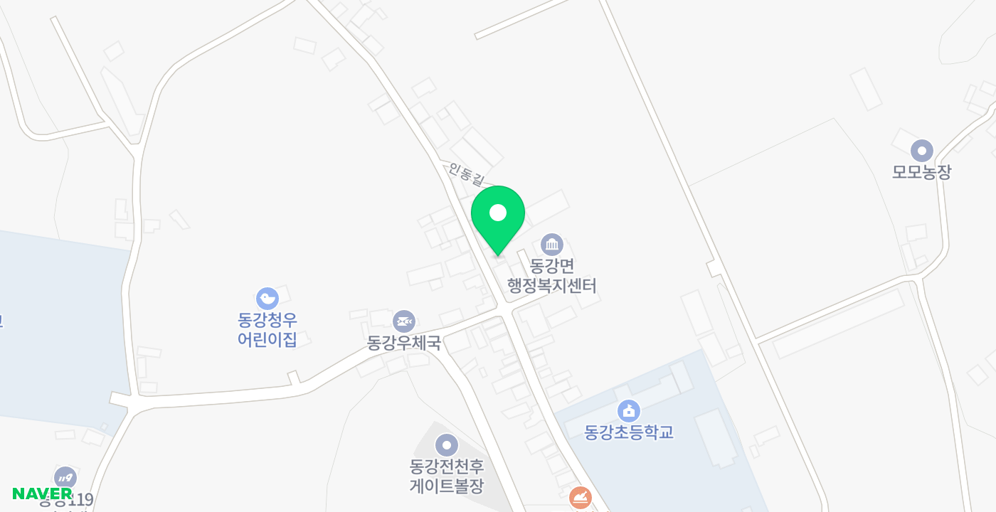 동강면행정복지센터 위치 지도
