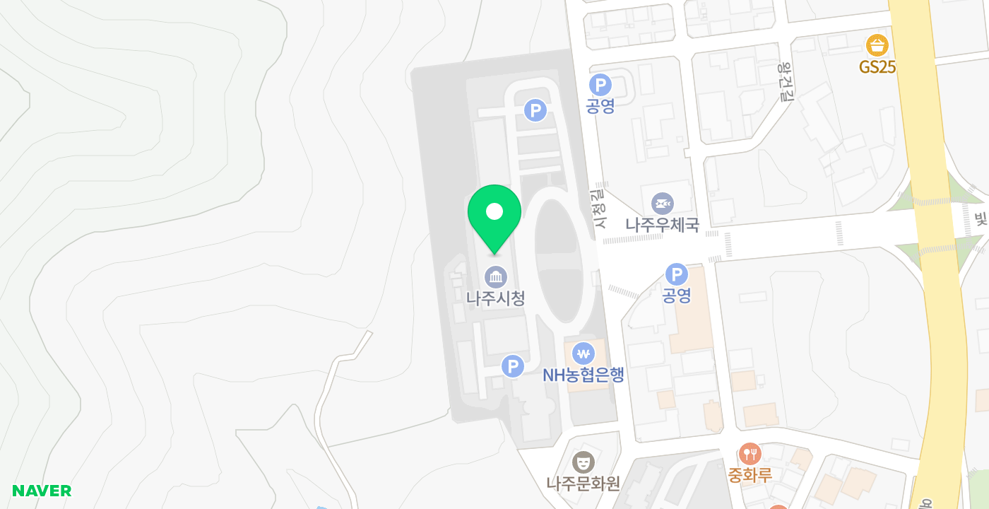 나주시민봉사과 외부 위치 지도