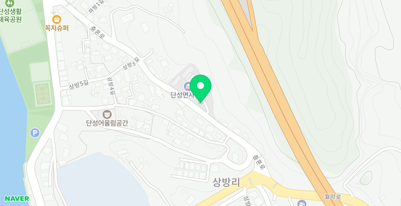 단성면 위치 지도