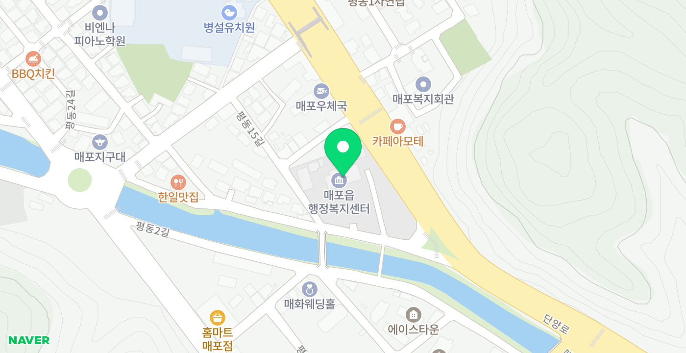 매포읍 위치 지도