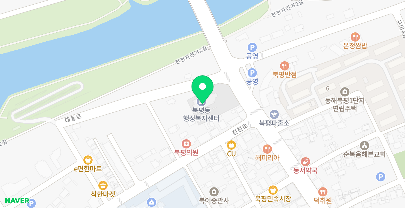 북평동KIOSK 위치 지도