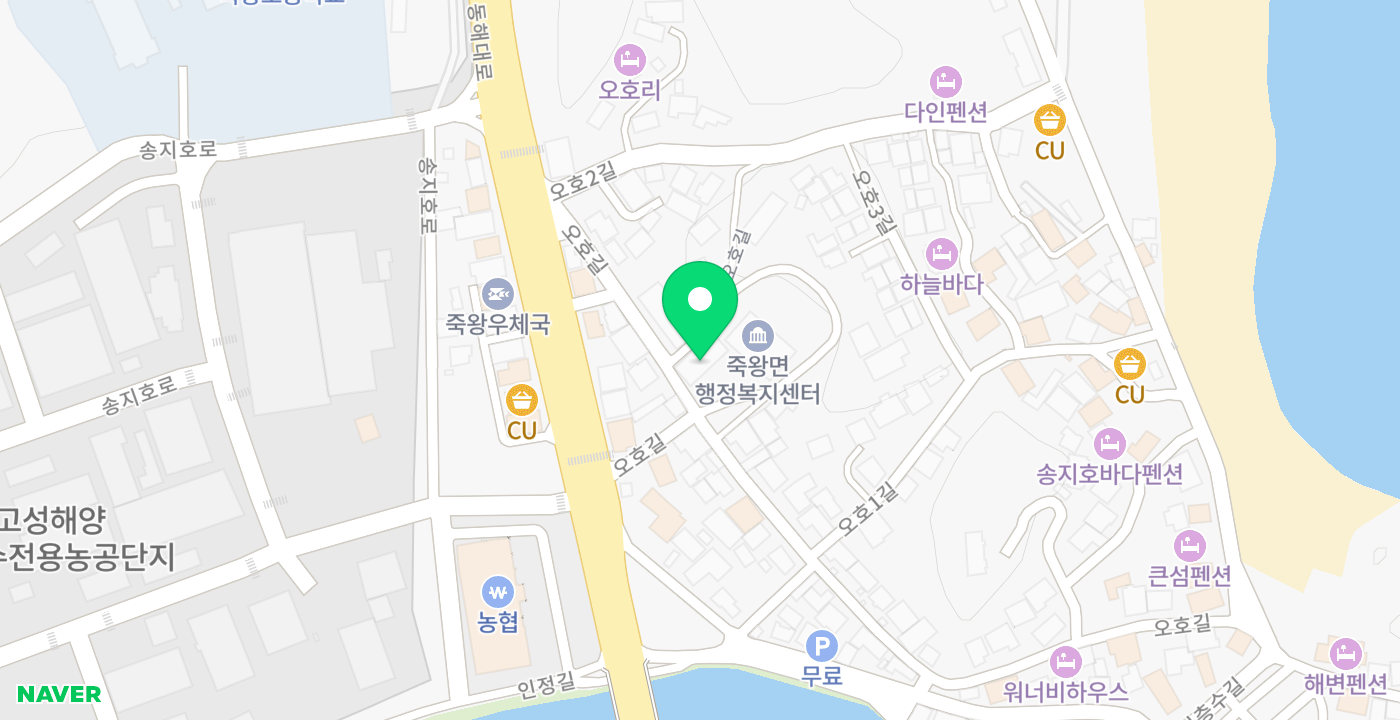 죽왕면KIOSK 위치 지도
