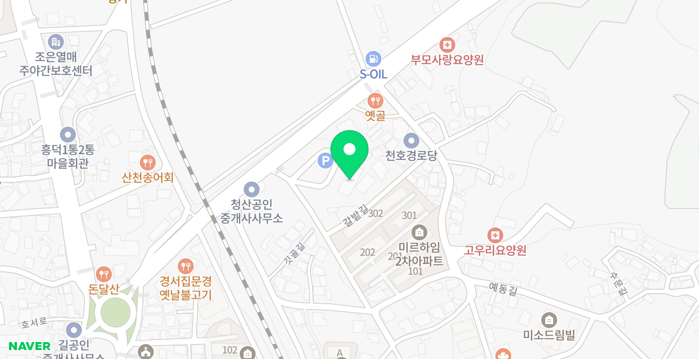 문경농업기술센터 위치 지도