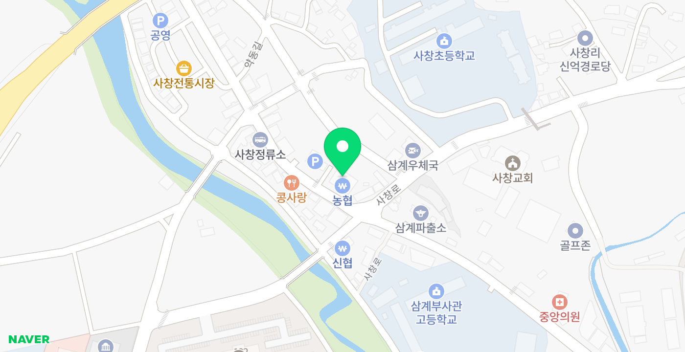 장성군 삼계면 삼계농협 위치 지도