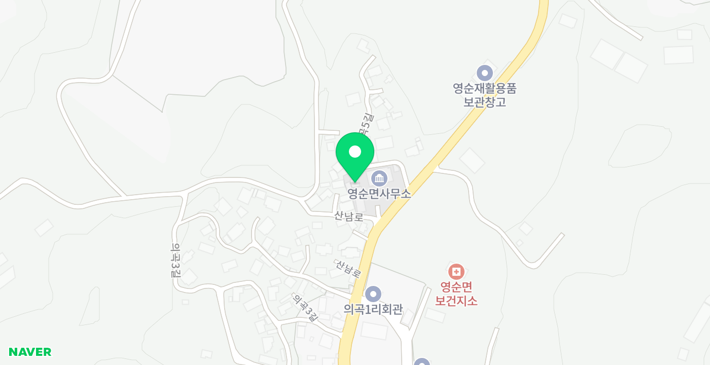 영순면 행정복지센터 위치 지도