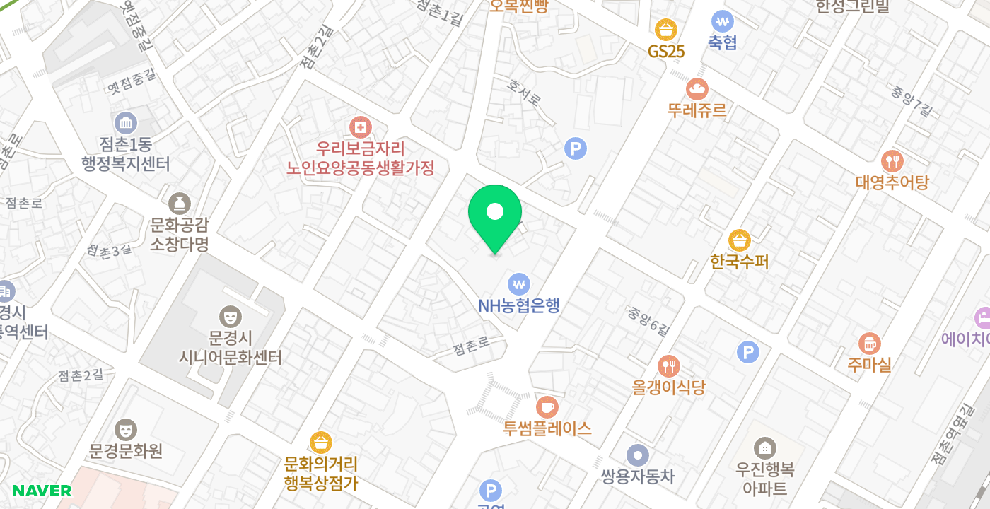 NH농협은행 문경시지부 위치 지도