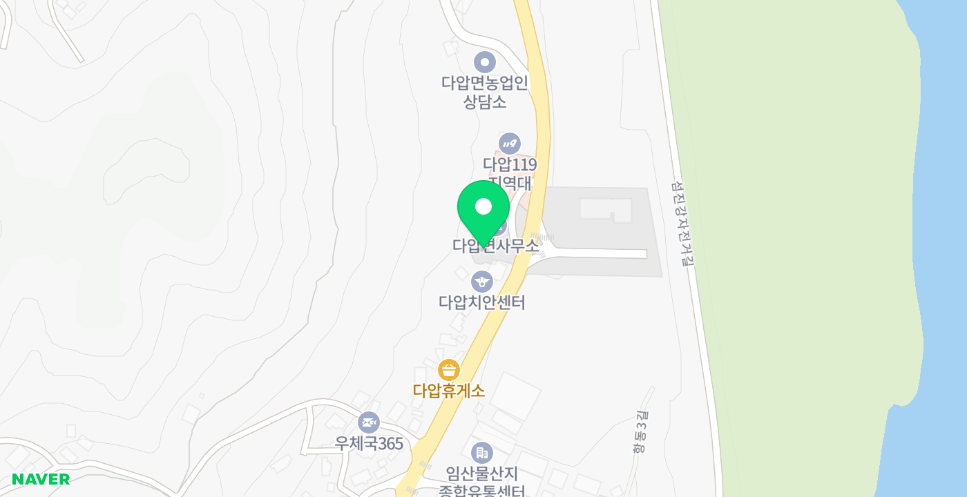 다압면사무소 위치 지도