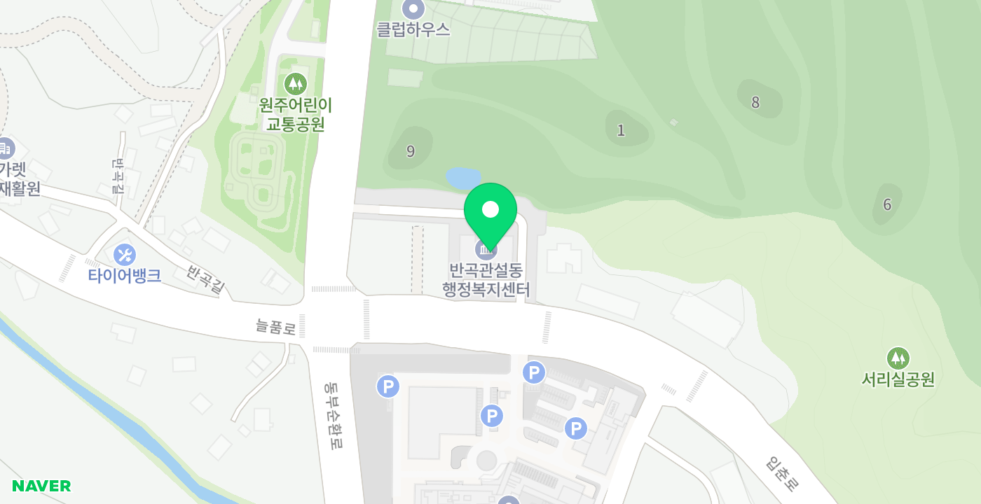 반곡관설동(현관) 위치 지도