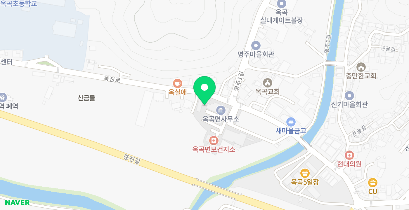 옥곡면사무소 위치 지도