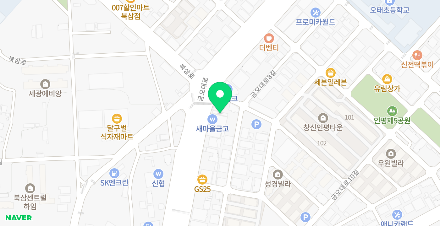 북삼새마을금고 위치 지도