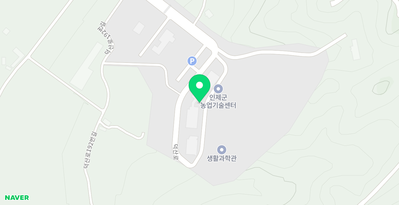 농업기술센터 무인민원발급기 위치 지도